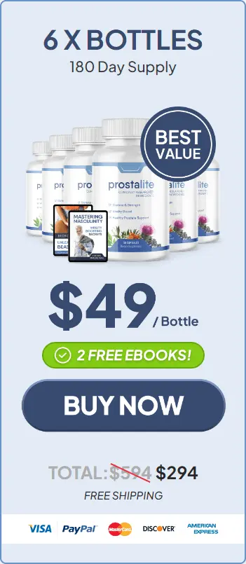 Prostalite 6 bottle price